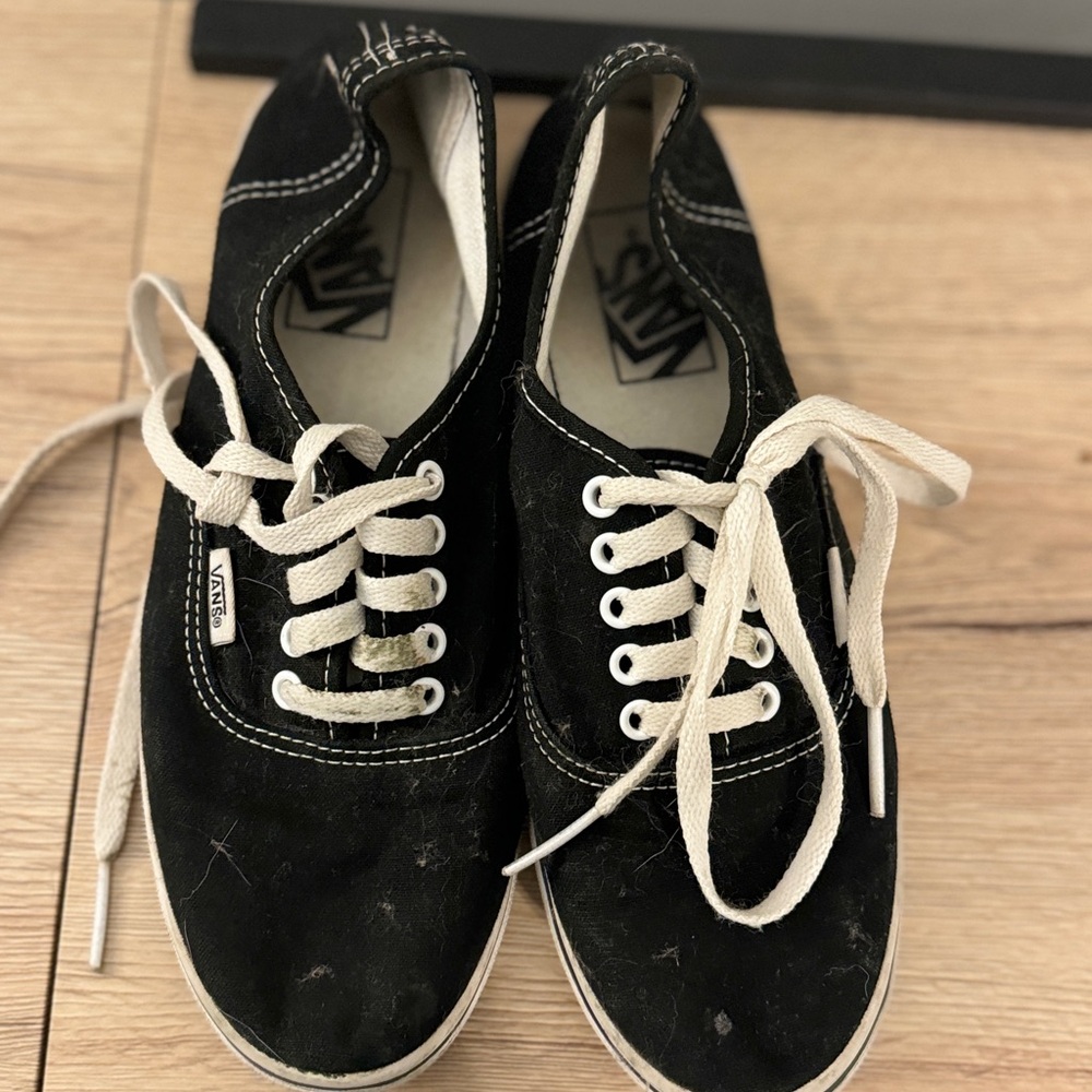 Vans Black Canvas Sneakers